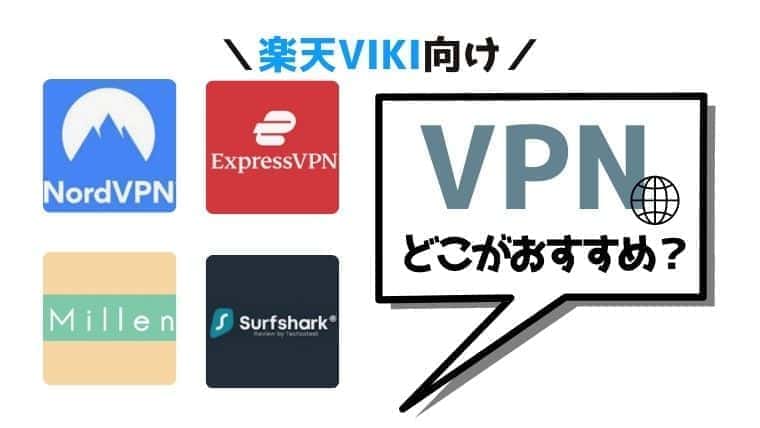 楽天VIKI向け【VPN徹底比較】日本から海外(イギリス)へアクセス