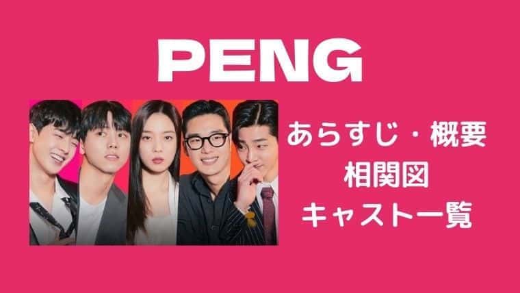 韓国ドラマ Peng 相関図 キャストのインスタグラム こりあんオタク